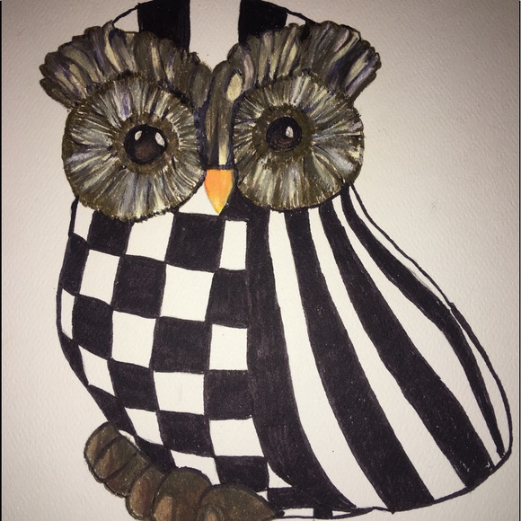 Other - Owl Art Mackenzie Child inspired